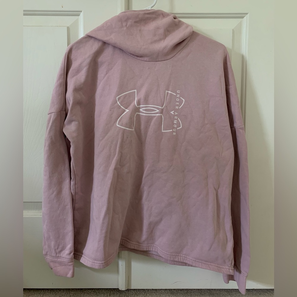 Under Armour Pink Cowl Neck Hoodie